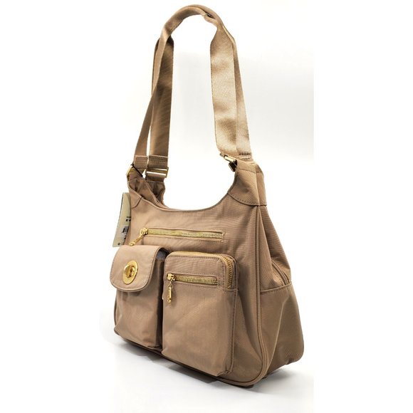 New Baggallini Beige San Marino Hobo $125.00 - Picture 2 of 5